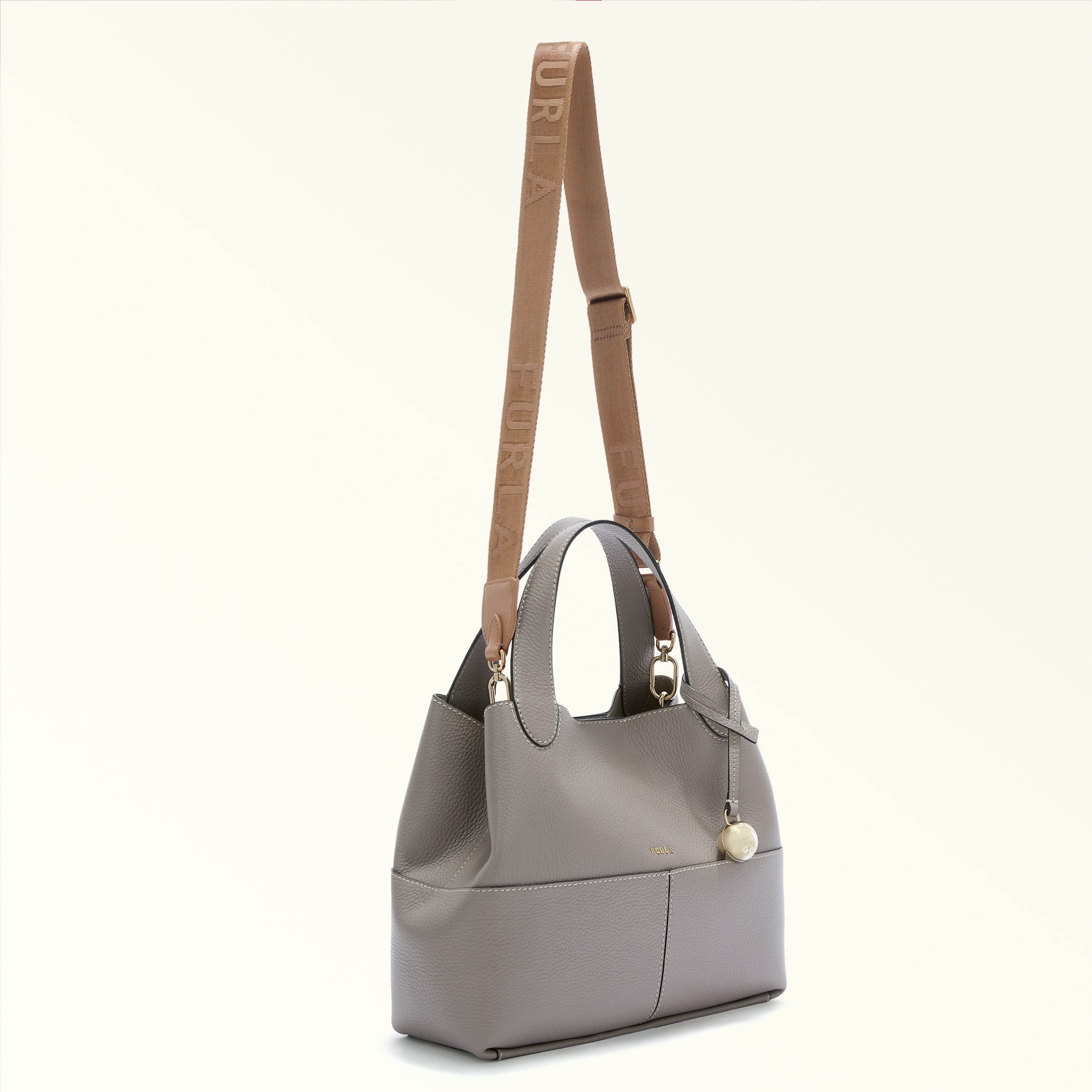 【美品✨️】FURLA FIONA ショルダー紐 Corda Naturale ショルダーストラップ GREIGE Furla Fiona | Furla JP