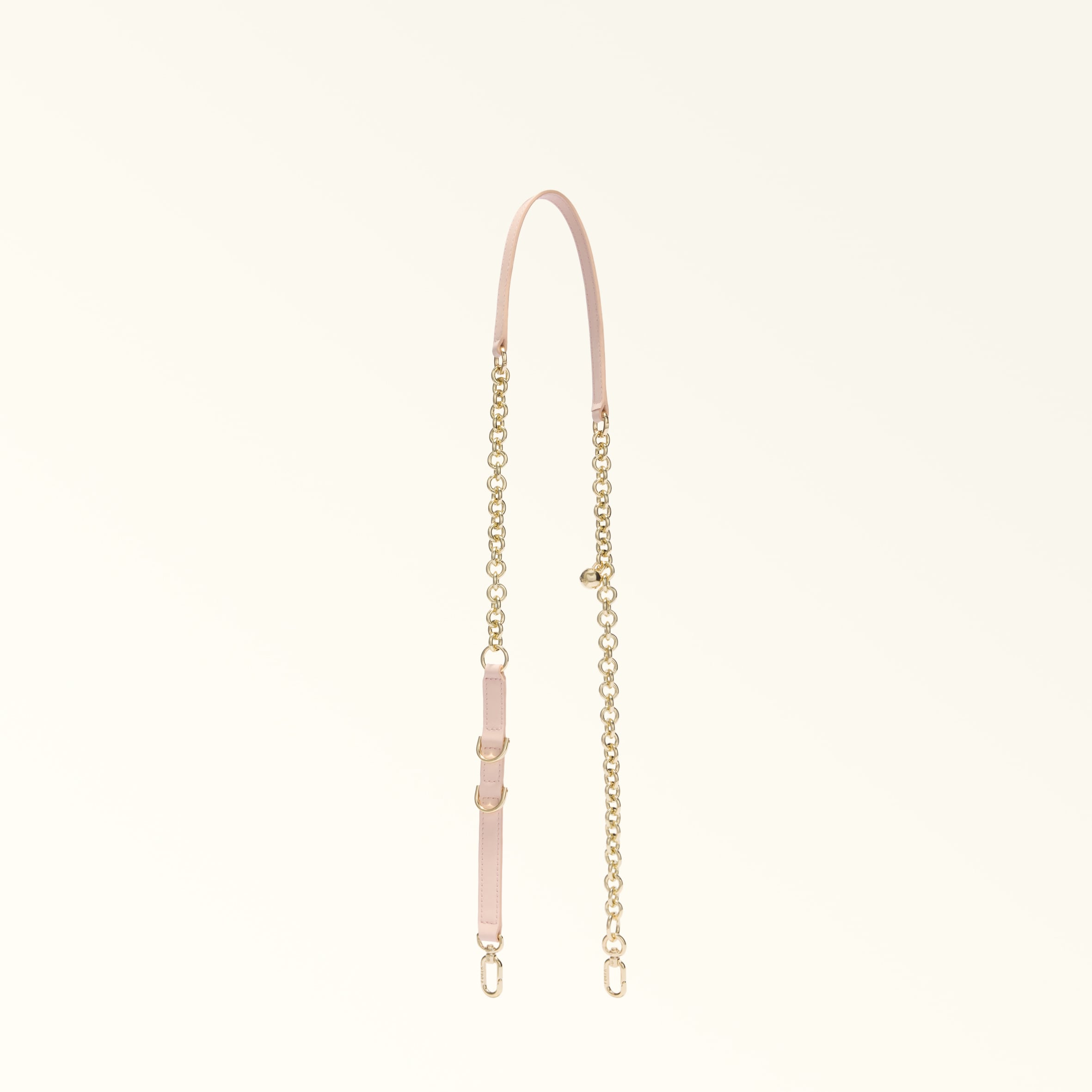 Furla Pink Delia Shoulder Strap Dusty Sidney Calf Leather + Metal Woman