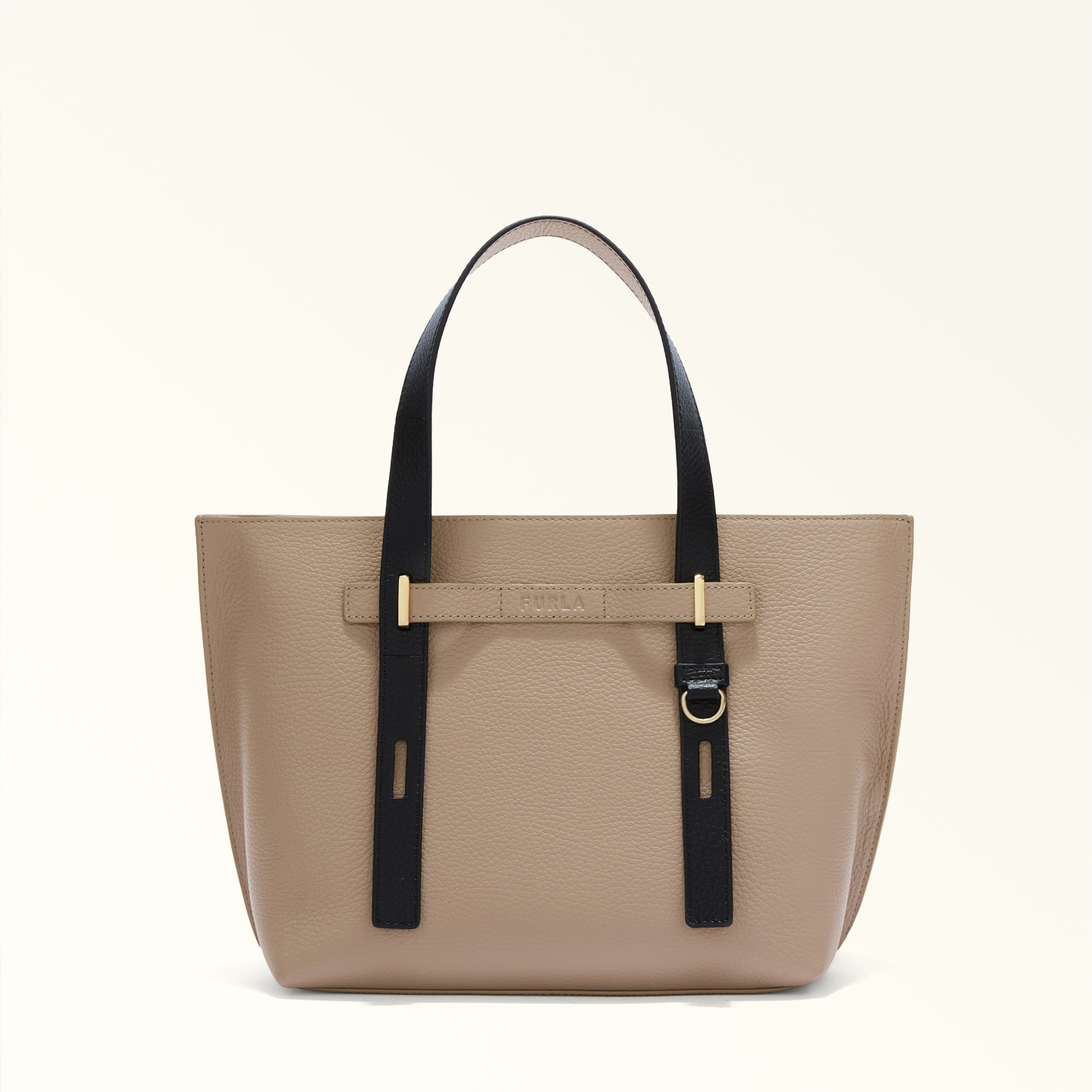 バッグ ハンドル NERO+STUCCO GRAY Furla Giove | Furla JP