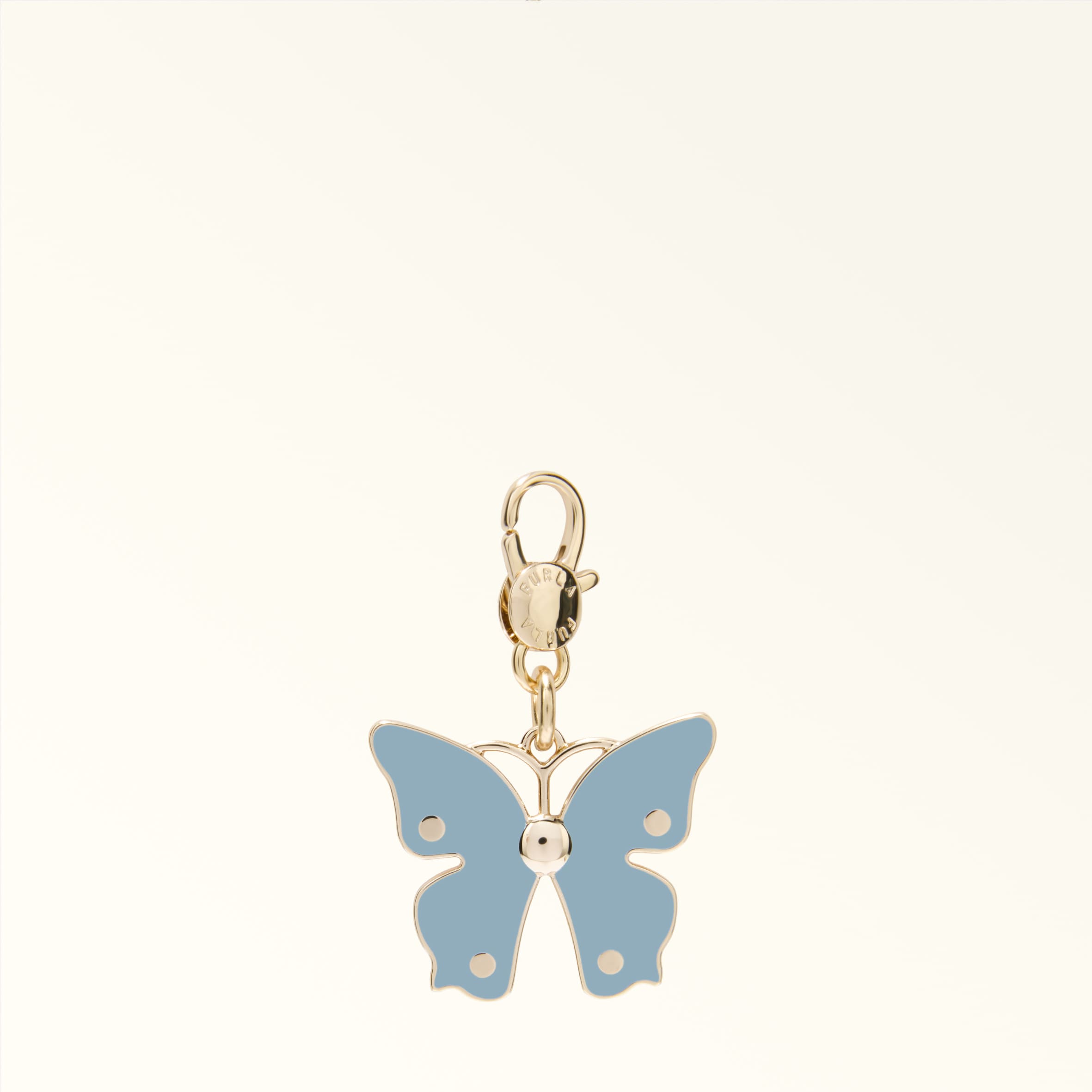 Furla Hashtag Charm Carta Da Zucchero Blue Metal + Enamel Woman