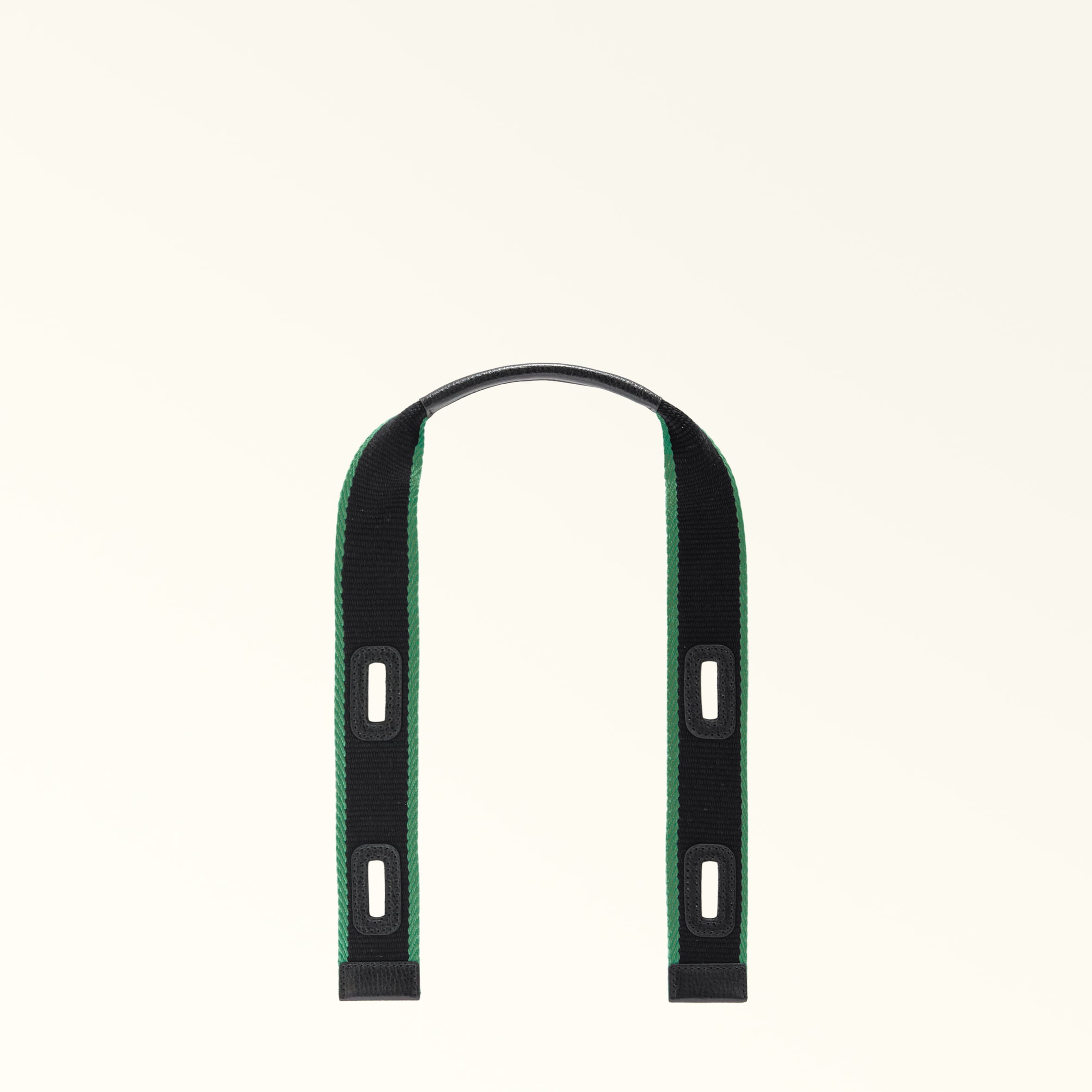Furla Man Giove Manigliotto Nero Nero Nastro Tessuto Uomo In Black