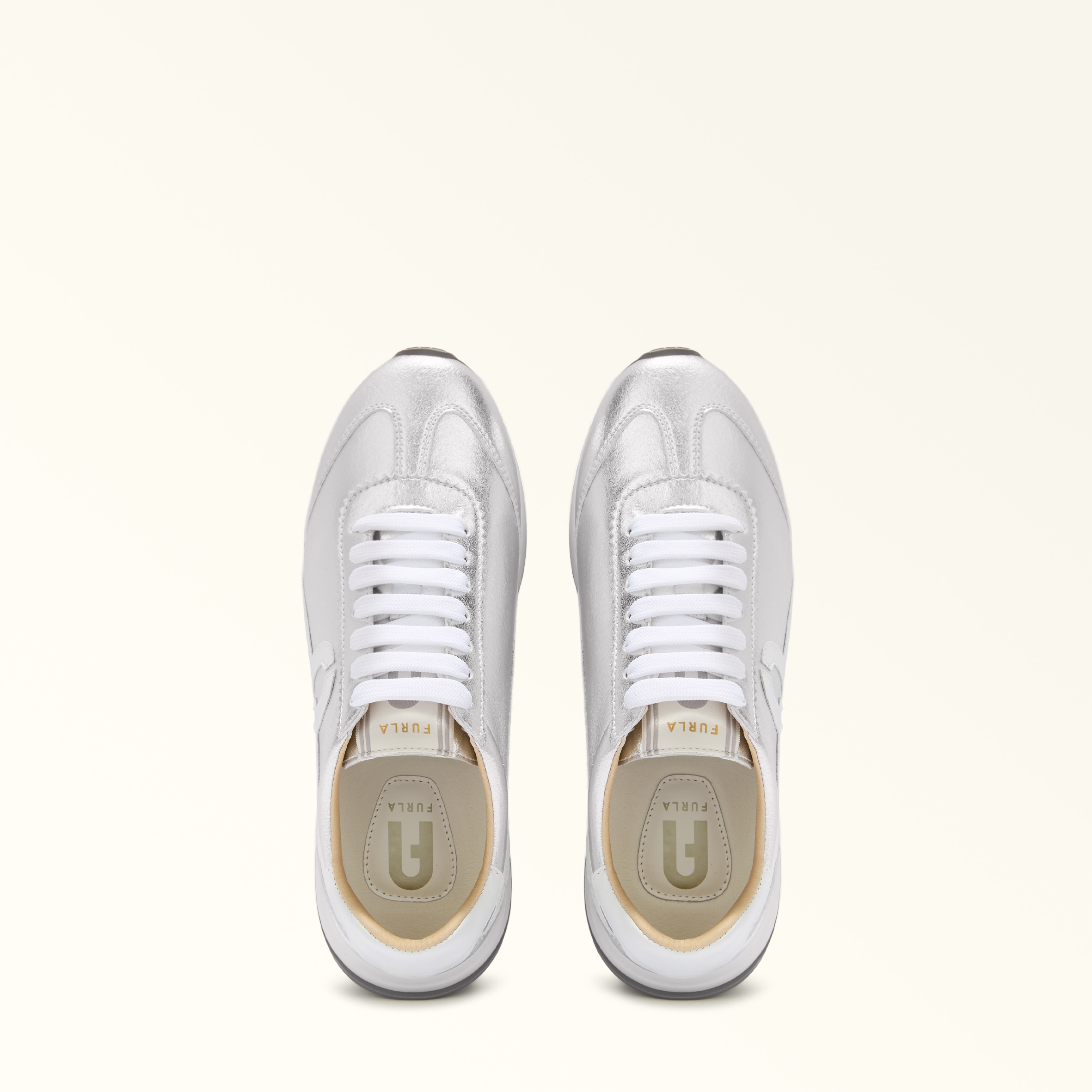 Sneakers COLOR SILVER+TALCO h Furla Retrò | Furla US