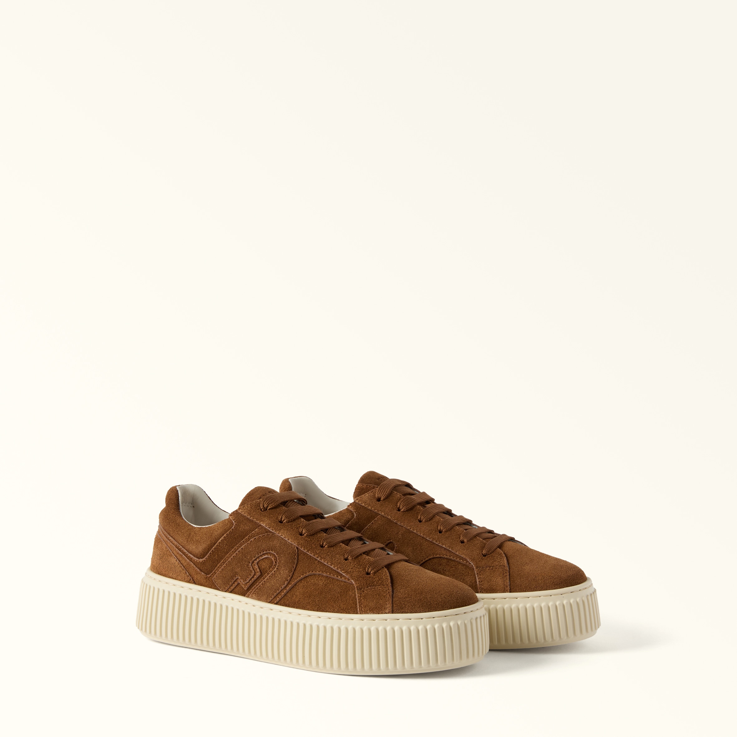 Furla Sky Sneakers Cognac H Marrone Camoscio Donna In Multi