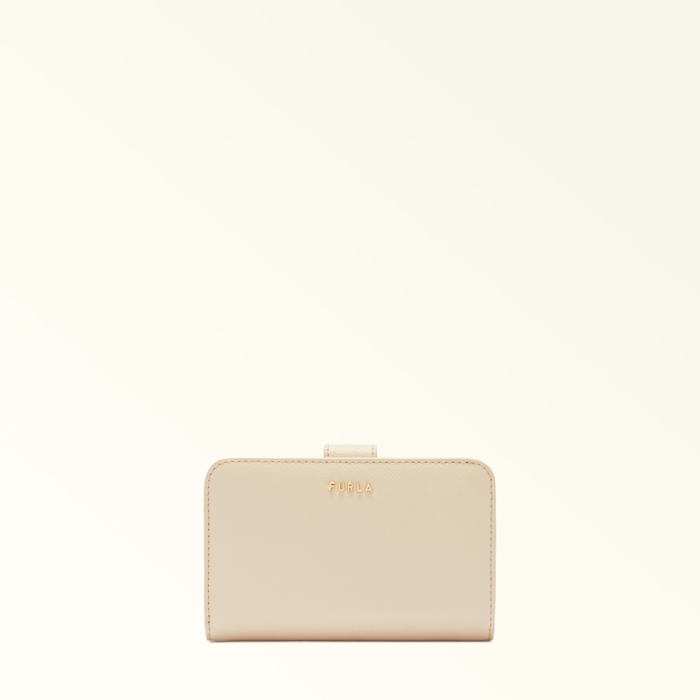 Furla Classic Compact Wallet M Ballerina I Pink Andromeda Calf Leather Woman