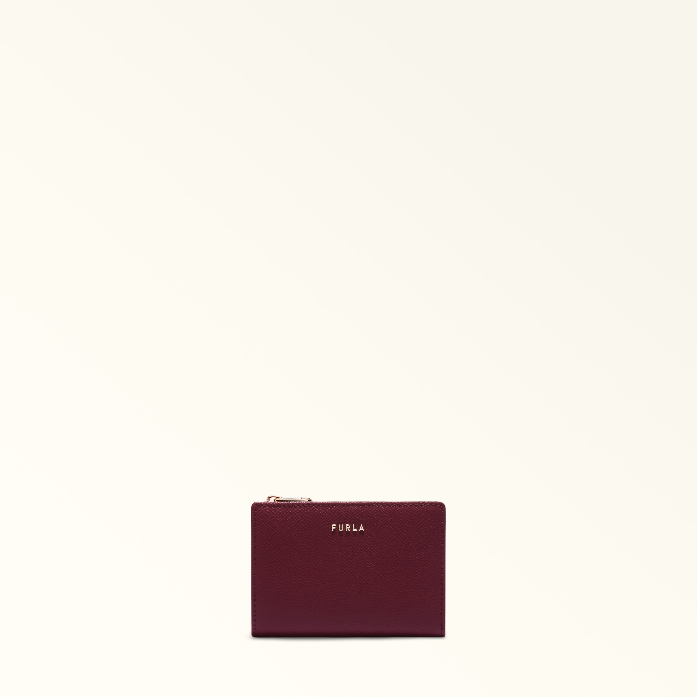 Furla Classic Bi-fold Wallet S Ribes G Red Andromeda Calf Leather Woman