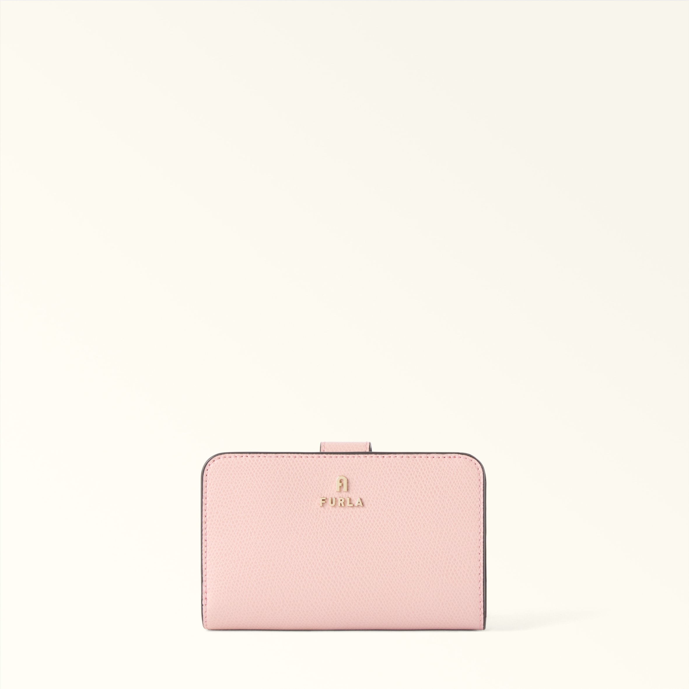 Furla Camelia Portafoglio Compatto M Cloudy Pink Rosa Pelle Stampata Donna