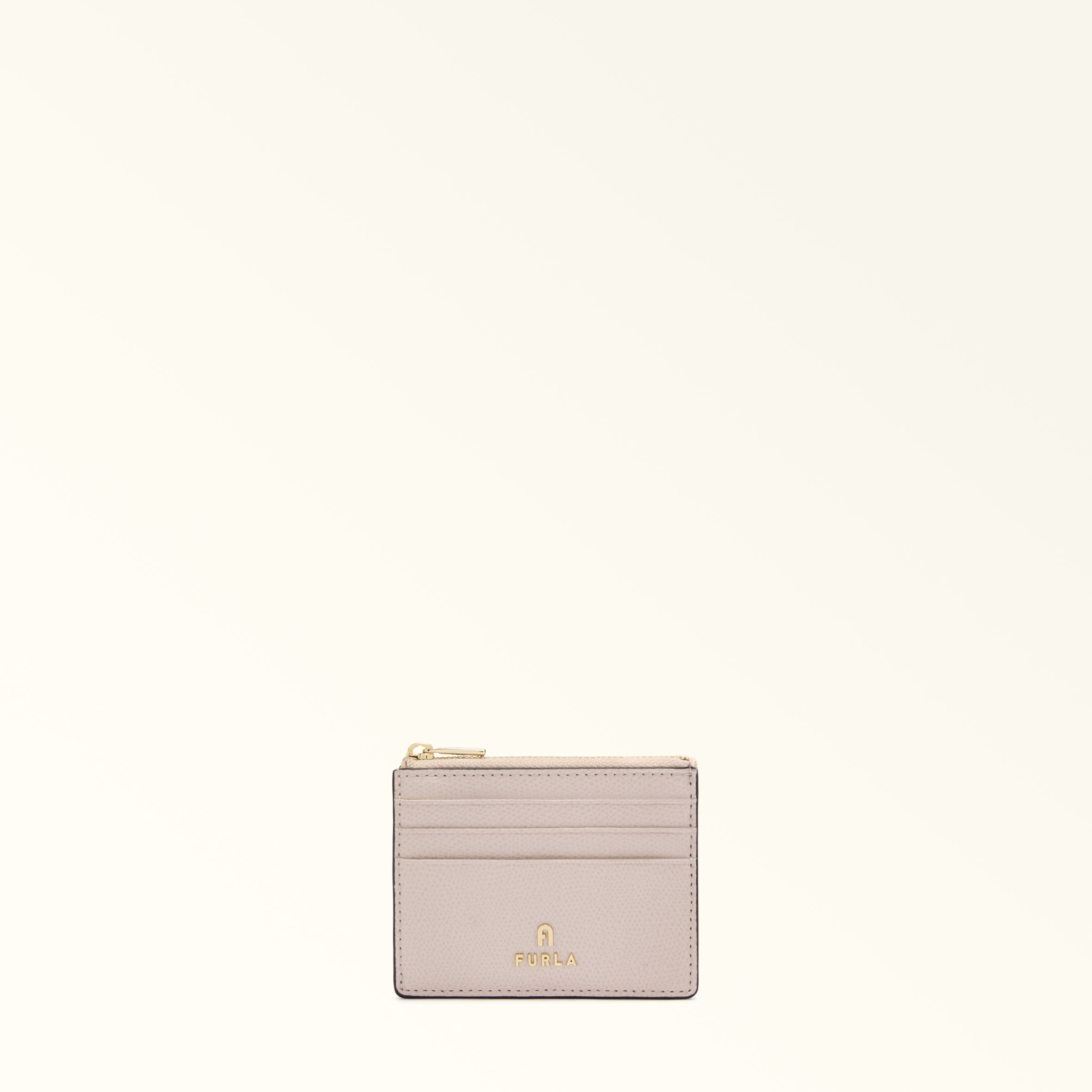 Furla Camelia Porta Carte Di Credito S Corolla Rosa Pelle Stampata Donna In Pink