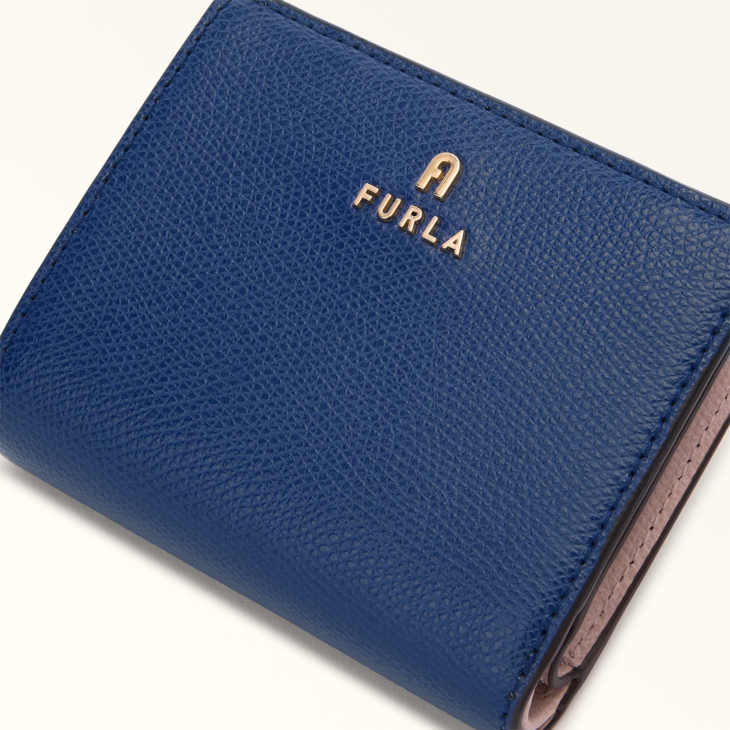 フルラ CAMELIA コンパクト財布 二つ折り財布 ロゴ 紺 FURLA（フルラ） 二つ折り財布 レディース Camellia カメリア