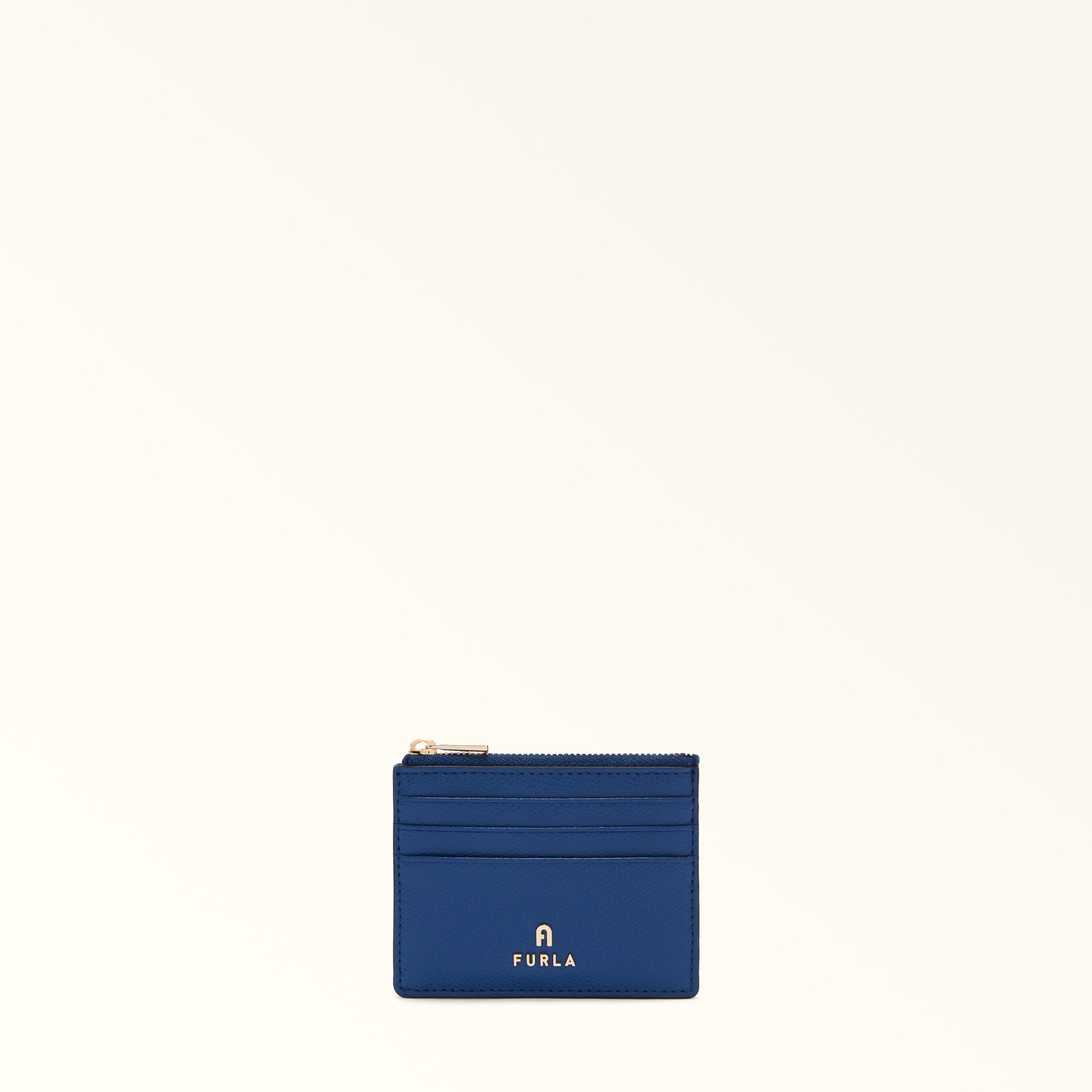 Furla Camelia Porta Carte Di Credito S Indigo Pelle Stampata Donna