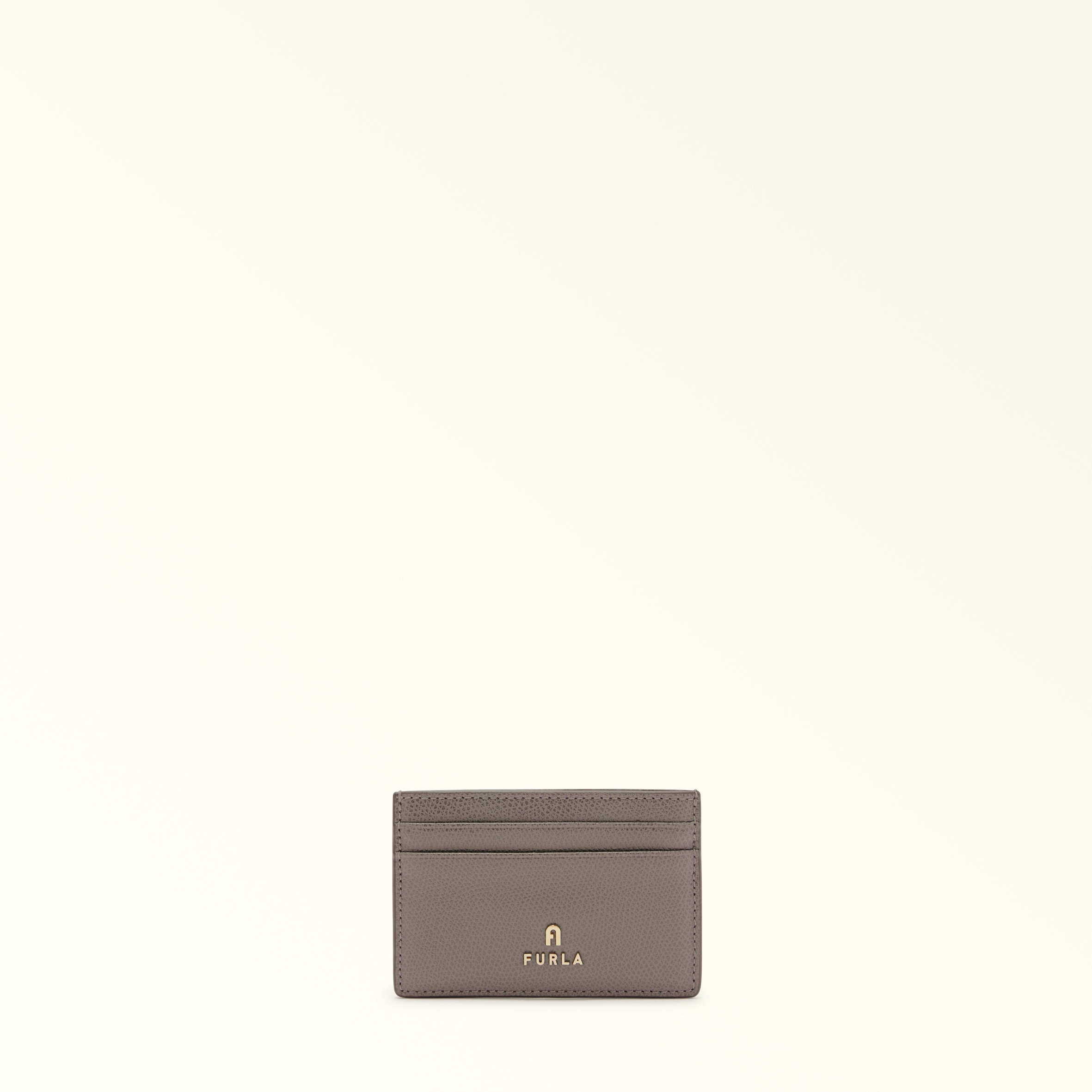 Furla Camelia Porta Carte Di Credito S Urban Gray Pelle Stampata Donna In Brown