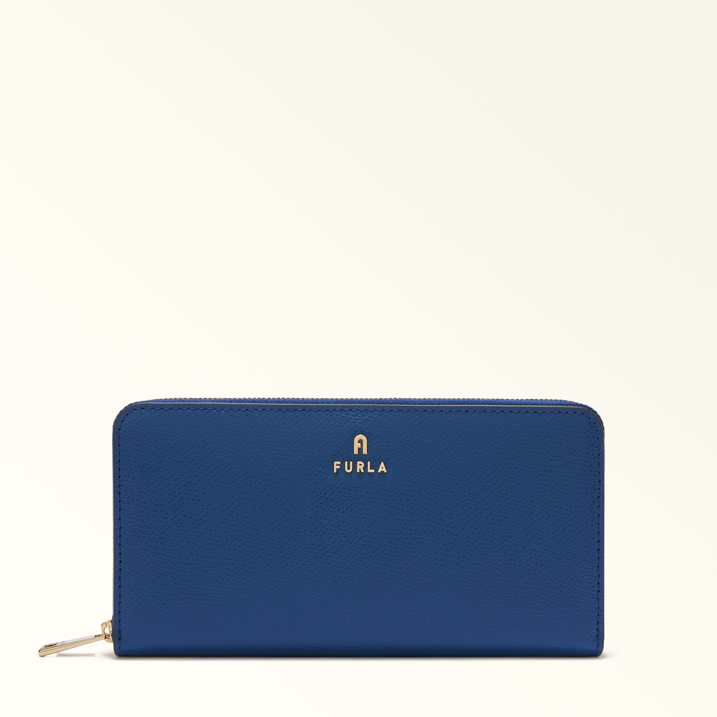 Furla Camelia Zip Around Xl Indigo Pelle Stampata Donna