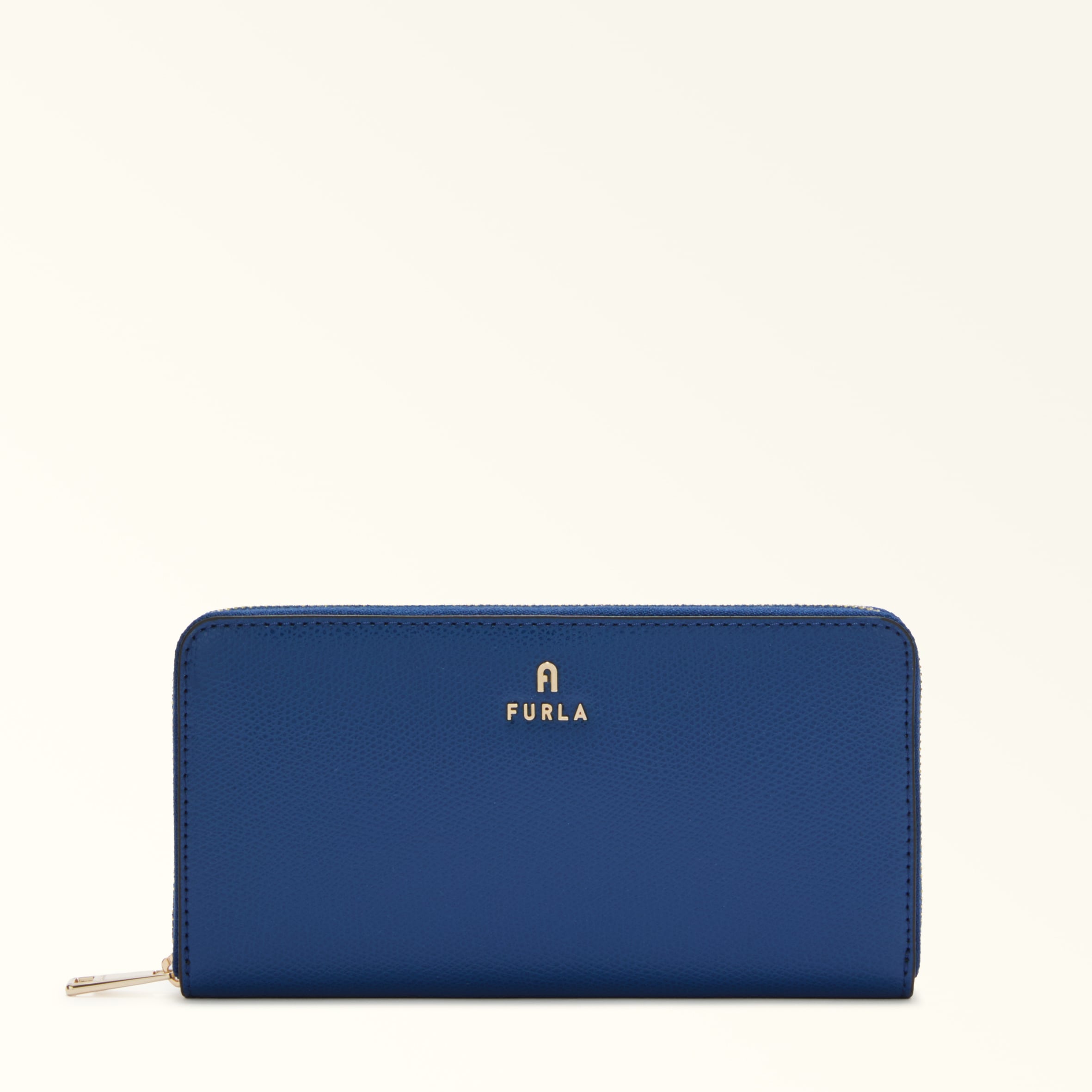 Furla Camelia Zip Around Xl Indigo Pelle Stampata Donna
