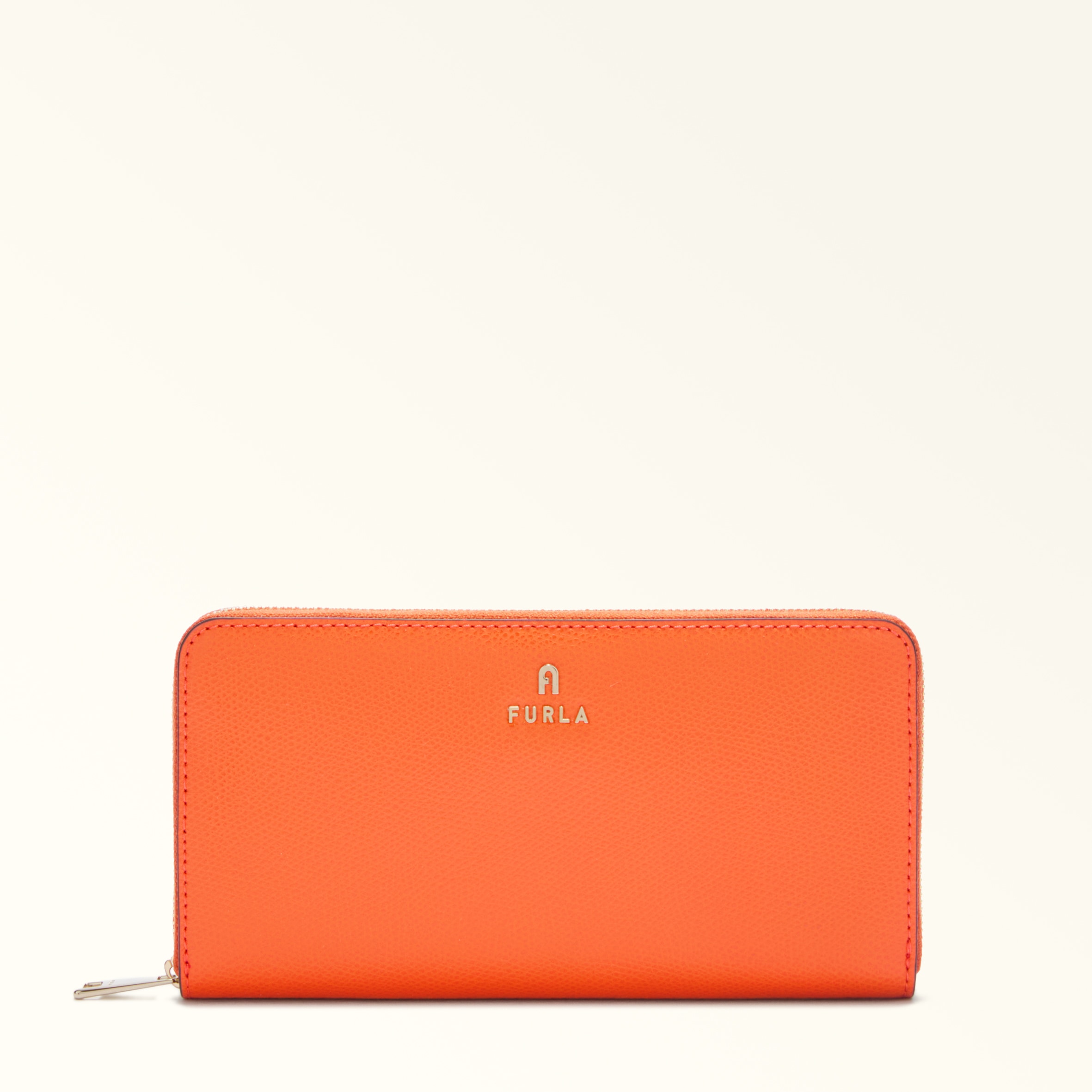 Furla Camelia Zip Around Xl Paprika Pelle Stampata Donna