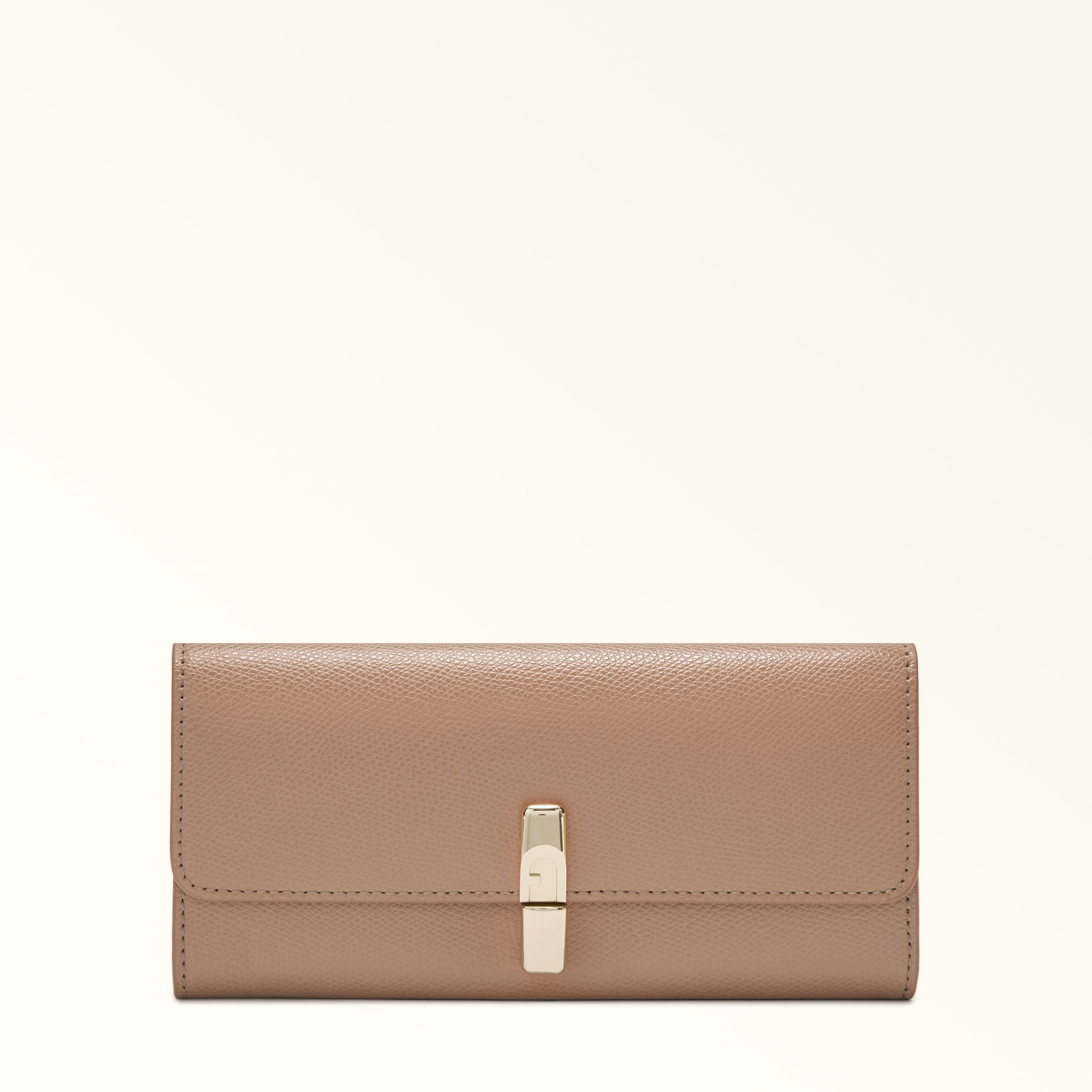 Furla Donna Grigio Iride Portafoglio Continental Xl Greige Pelle Stampata