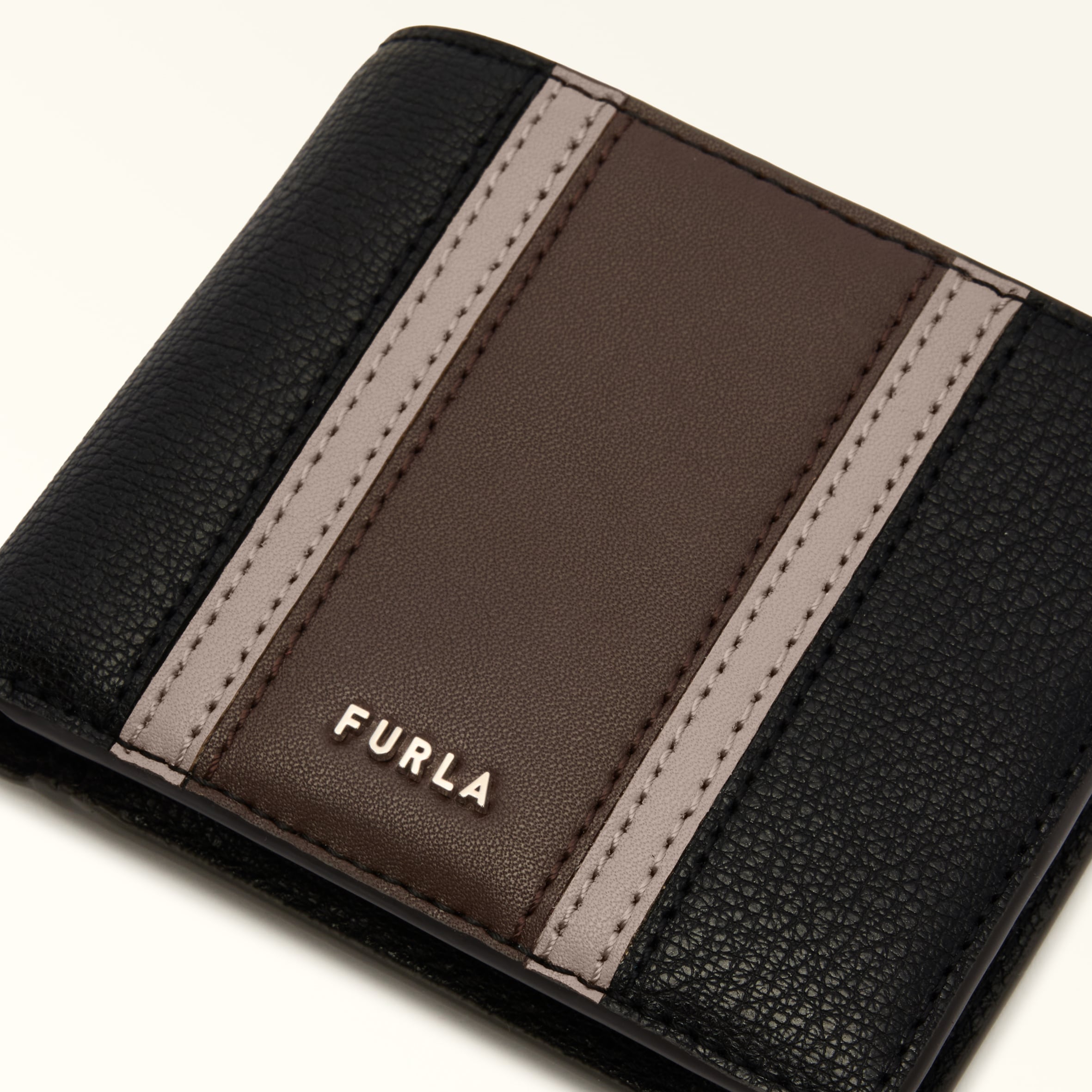 二つ折ウォレット S TONI NERO+LINEN Furla Man Project | Furla JP