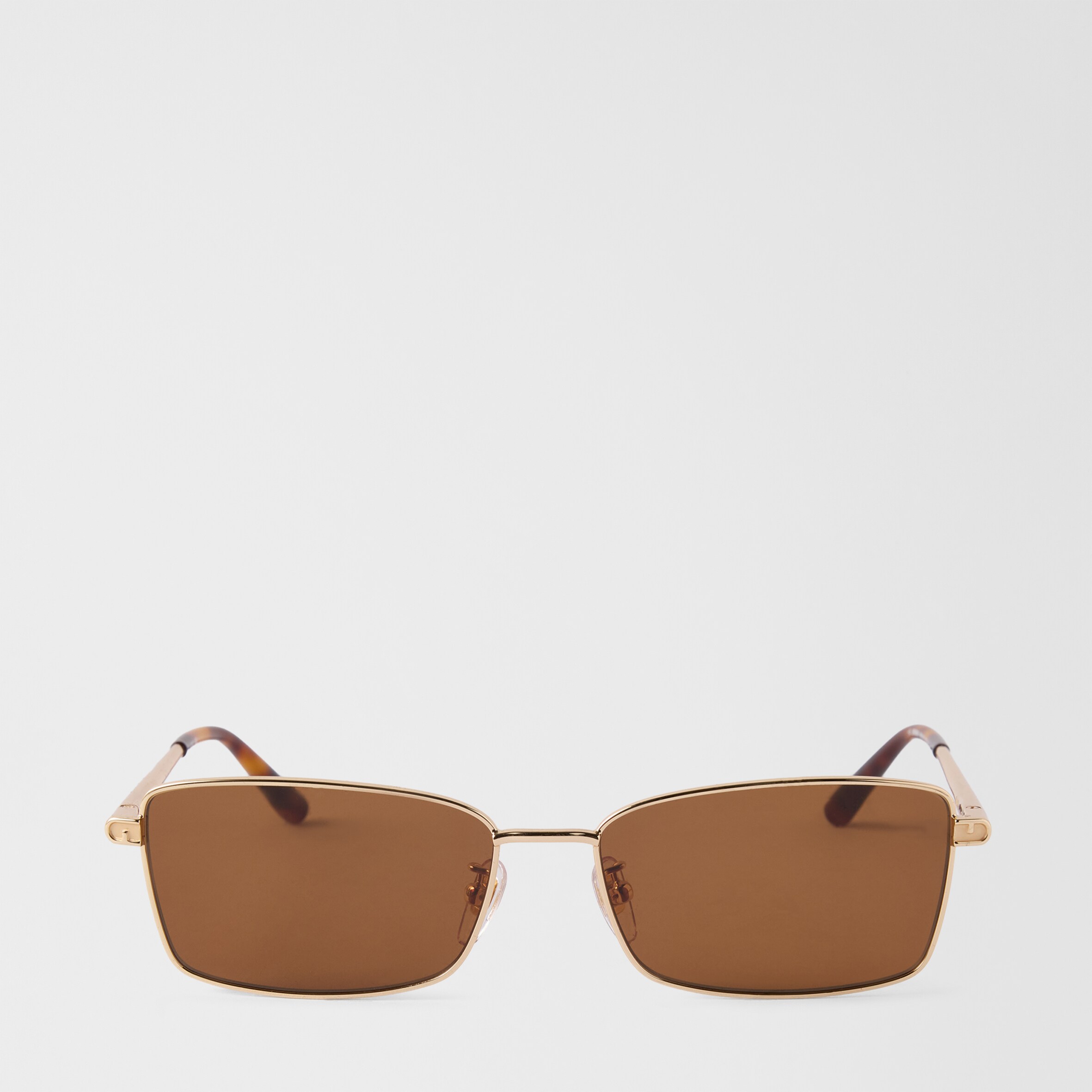 Furla 58mm Gradient Square Sunglasses Shiny Light Gold Red Sunglasses HAVANA Furla | Furla US main image 2