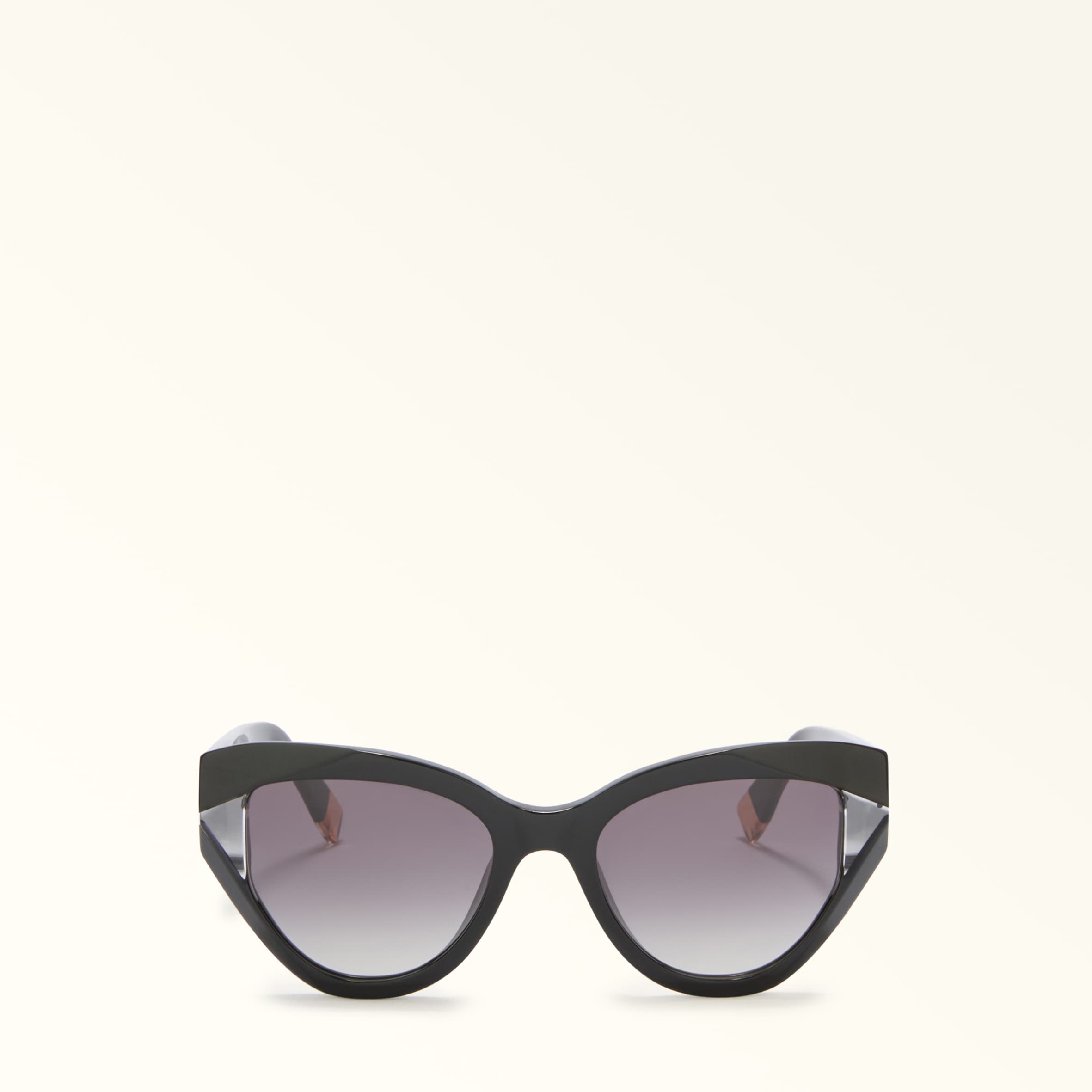 Furla Occhiali Da Sole Nero Nero Acetato Color-block Donna