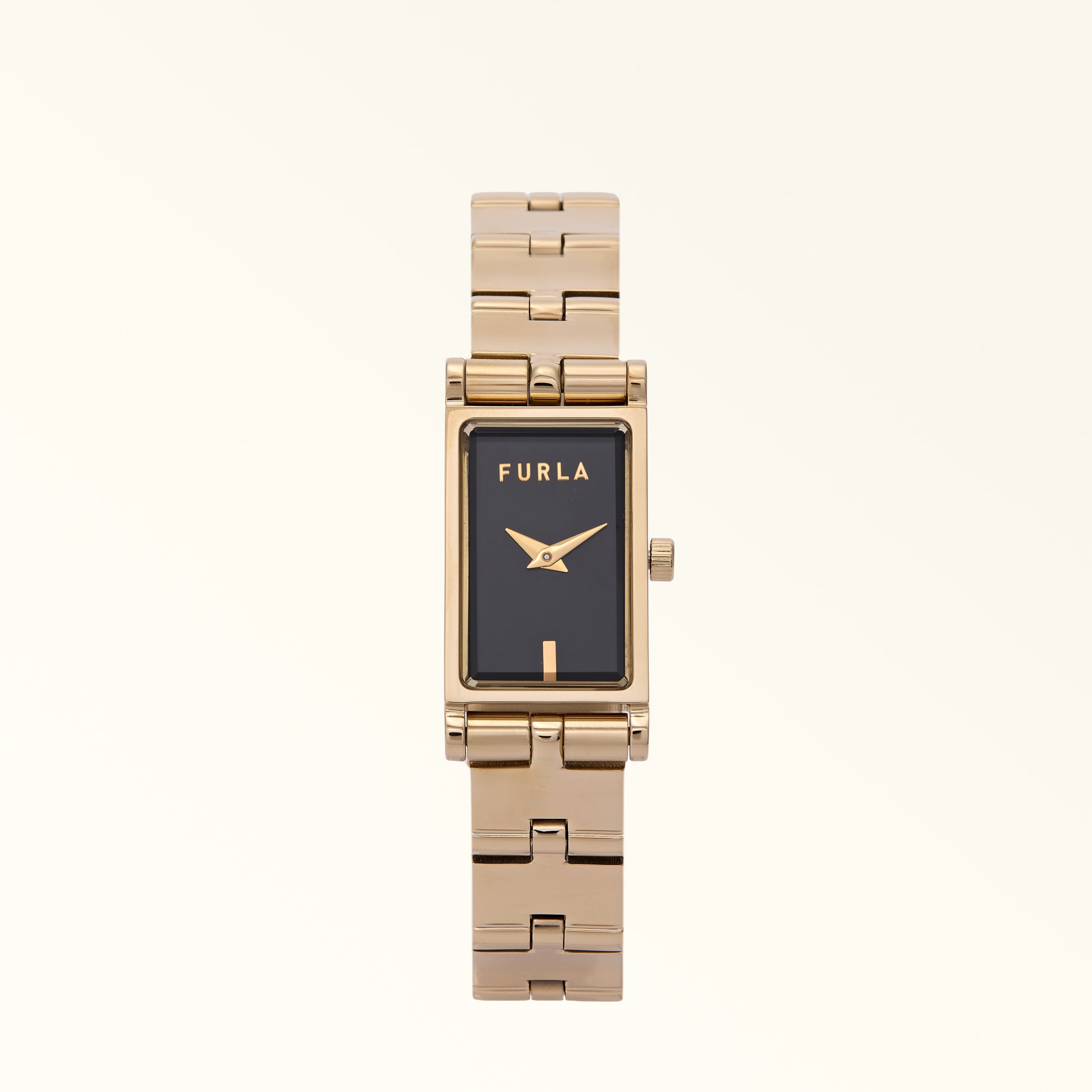 Furla Baguette New Orologio Con Cassa Rettangolare Color Oro Oro Metallo Donna In Gold