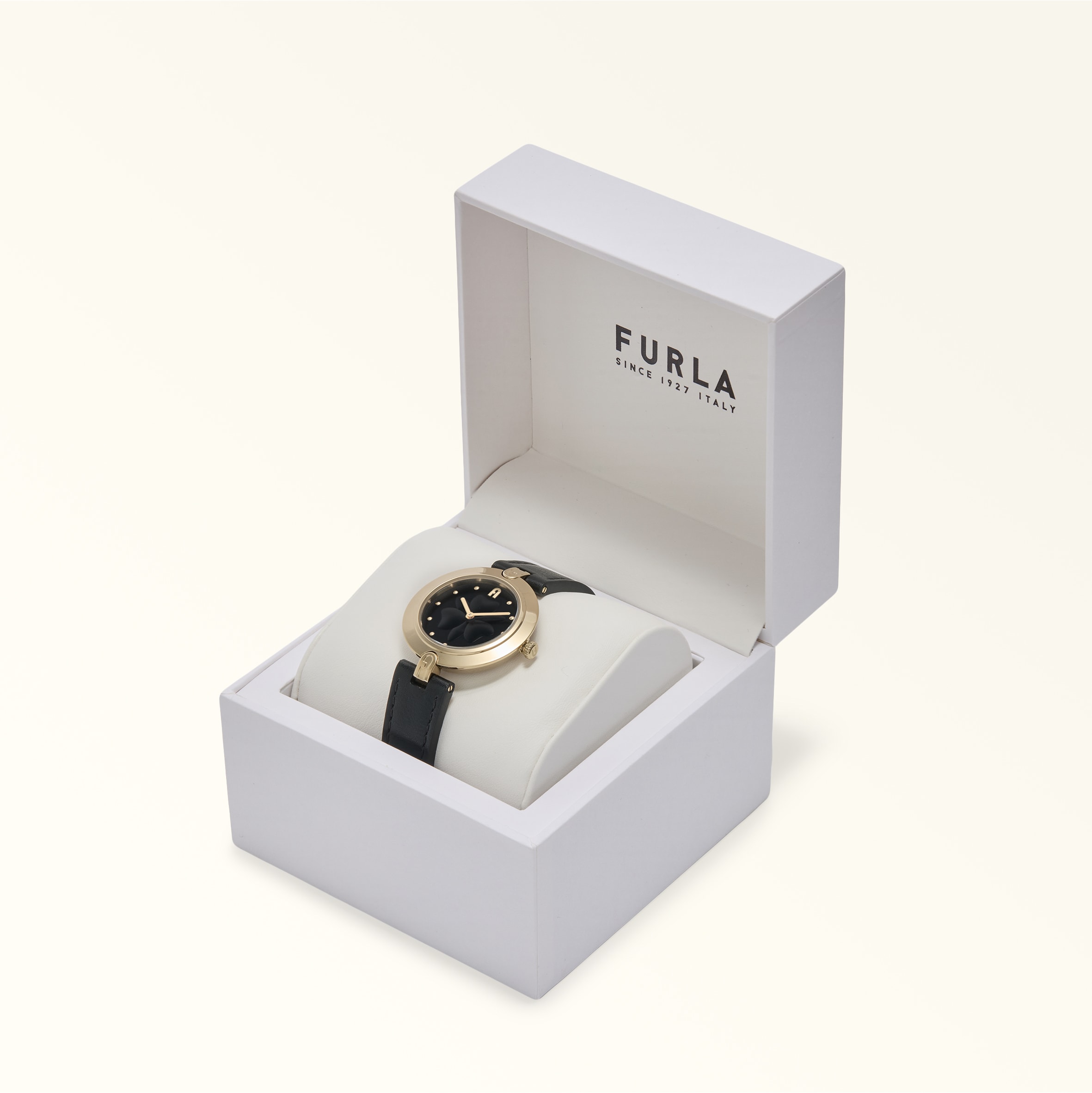 ラウンドケースウォッチ NERO Furla Logo Links | Furla JP
