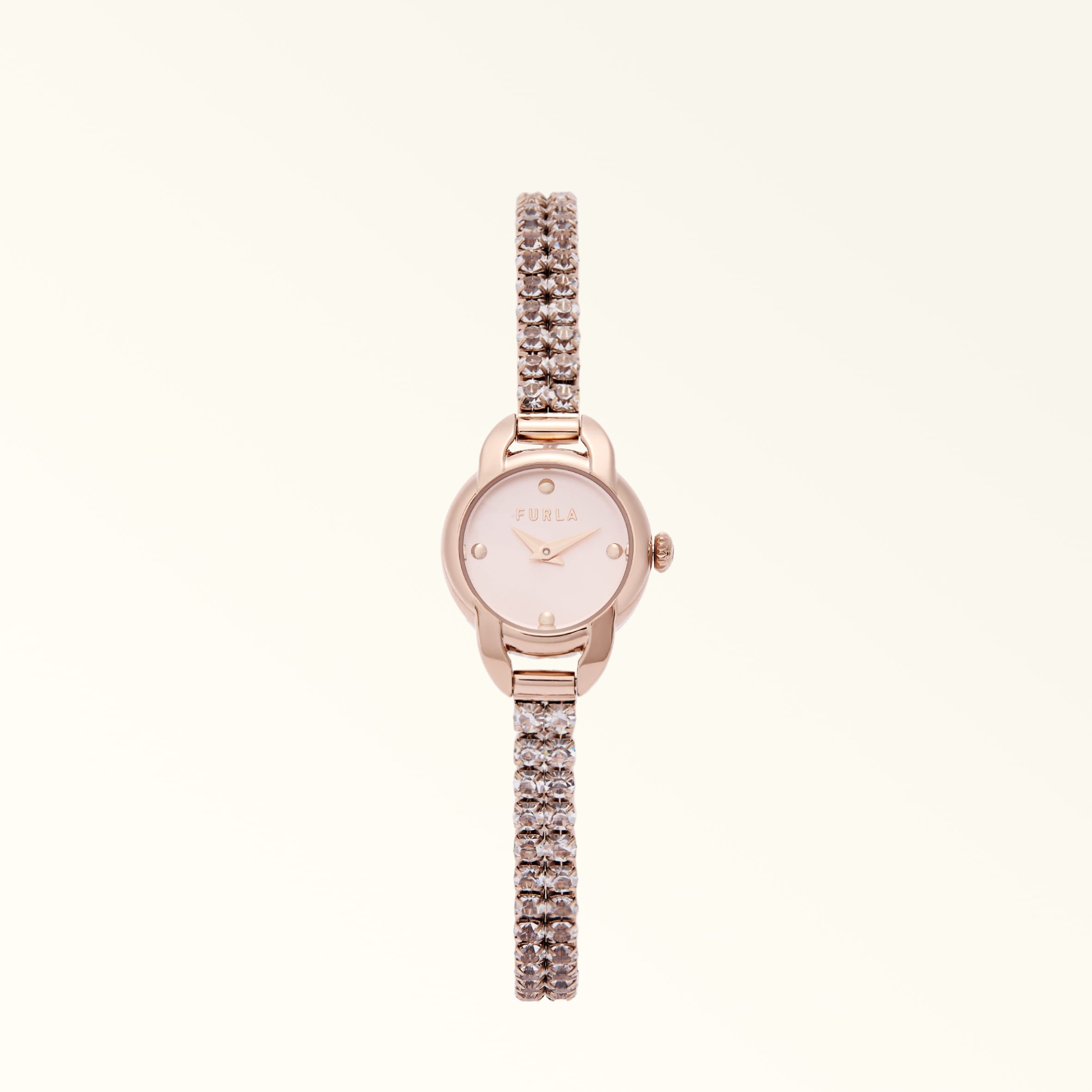 Furla Rose Gold & Silver Rhinestone Watch⌚ Furla FURLA TORTONA - Watch - silver tone/silver-coloured  main image 2