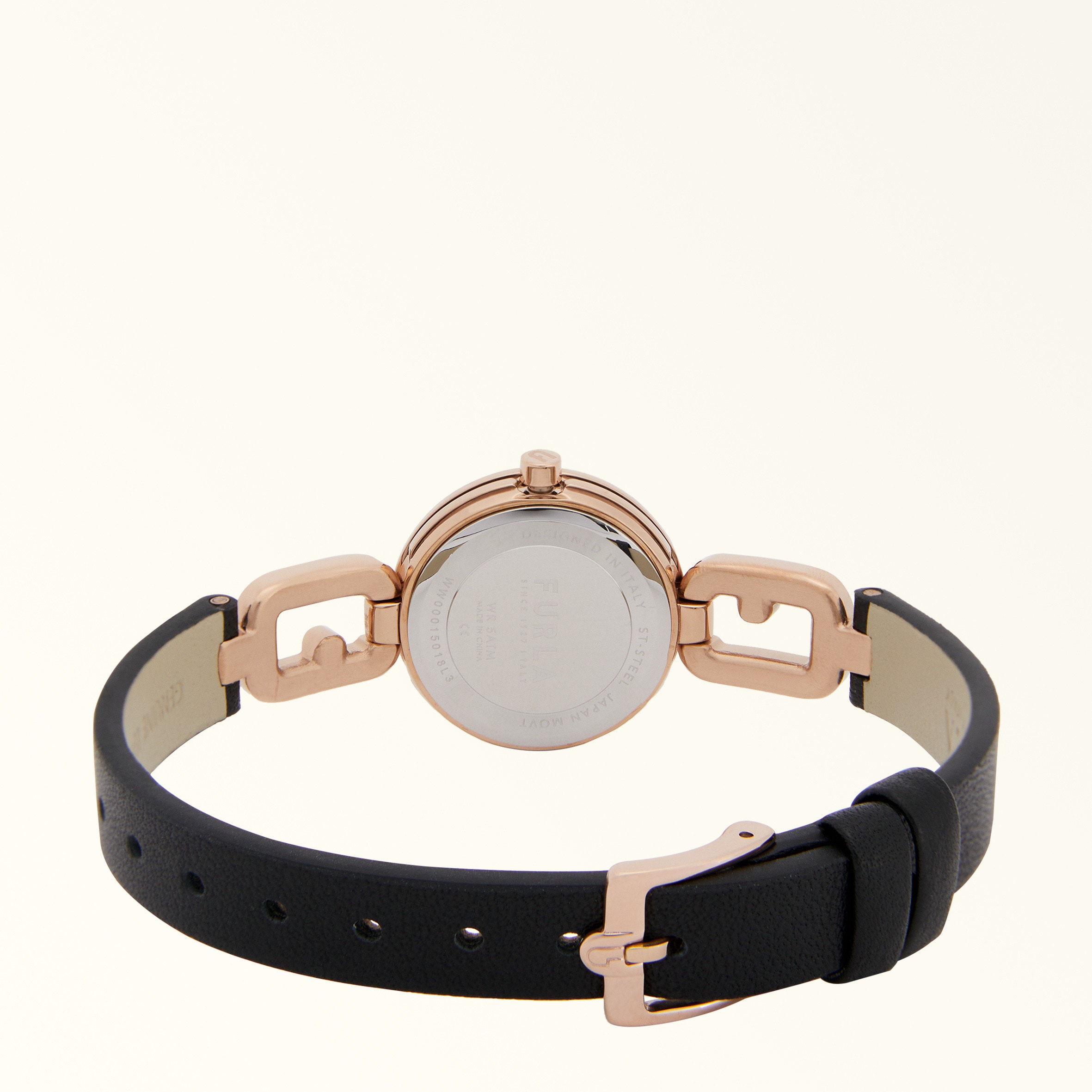 ラウンドケースウォッチ NERO Furla Arco Chain | Furla JP